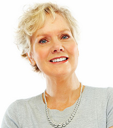 stock photo of an older woman